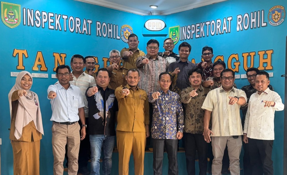 Rapat Koordinasi Pencegahan Pasca Penindakan KPK RI Bersama Pemkab Rohil