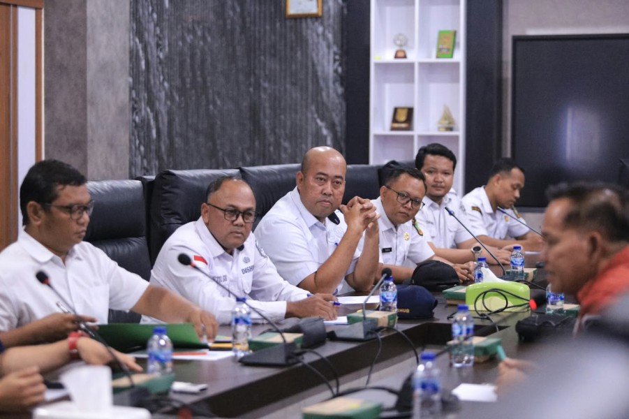 Ketua DPRD Kepulauan Meranti Bahas Pembangunan Jembatan Suak Nipah Bersama OPD dan Perusahaan