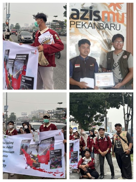 Aksi Nyata Mahasiswa! BEM UHTP Gandeng Lazismu Salurkan Bantuan Kemanusiaan untuk Korban Bencana di Sejumlah Daerah