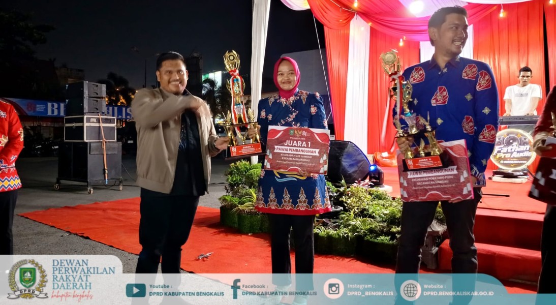 Ketua DPRD Bengkalis Apresiasi Semangat Warga Mandau Meriahkan HUT RI ke-81