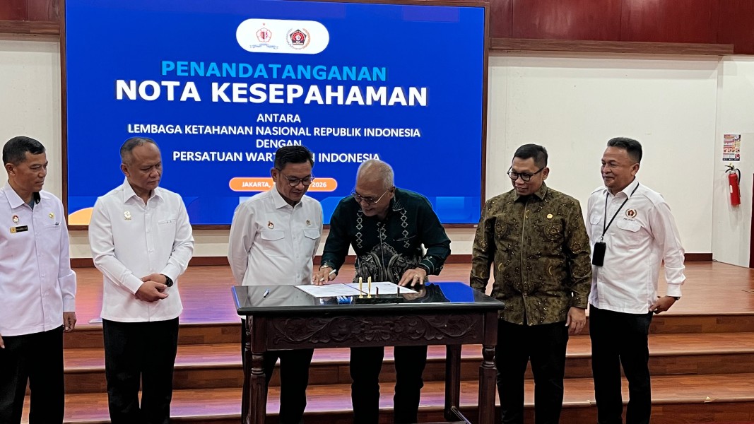 PWI-Lemhannas Teken MoU untuk Menjaga Ketahanan Nasional