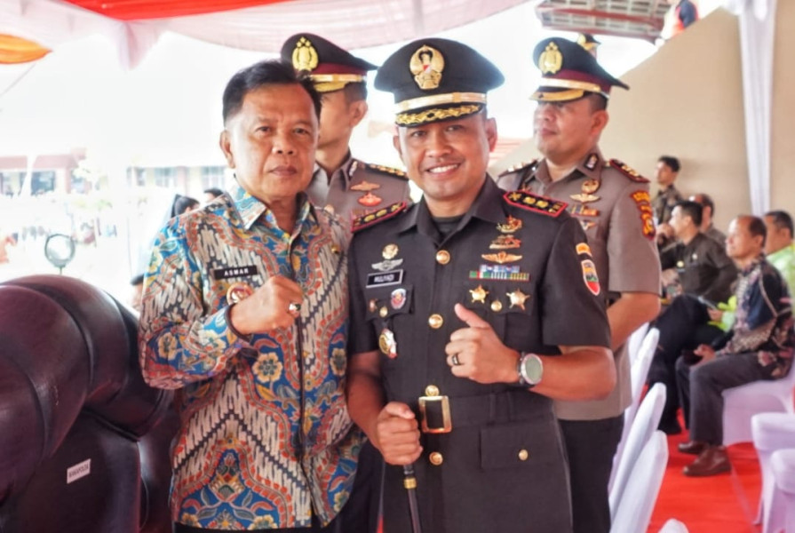 Plt Bupati Asmar Hadiri Pelantikan Bintara Polda Riau