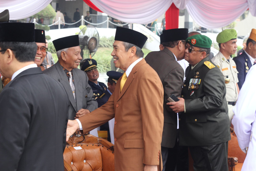Plt Bupati Asmar Sampaikan Selamat HUT ke-78 TNI