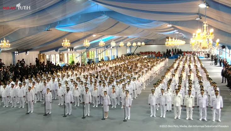 Serentak, Presiden Prabowo Lantik Para Kepala Daerah di Istana Kepresidenan Jakarta