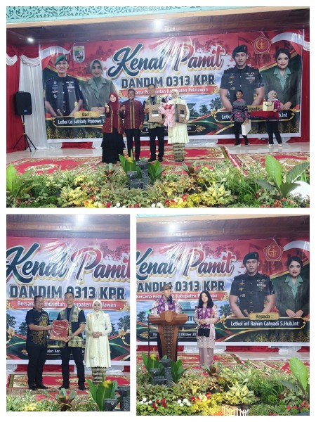 Malam Penuh Haru di Balai Seminai, Satriady Prabowo Pamit, Rahim Cahyadi Resmi Lanjutkan Estafet Dandim 0313/KPR