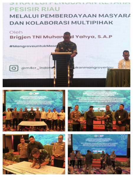 Selamatkan Mangrove Riau! M4CR Perkuat Pengawasan Keuangan, Teken PKS, dan Libatkan Kelompok Masyarakat