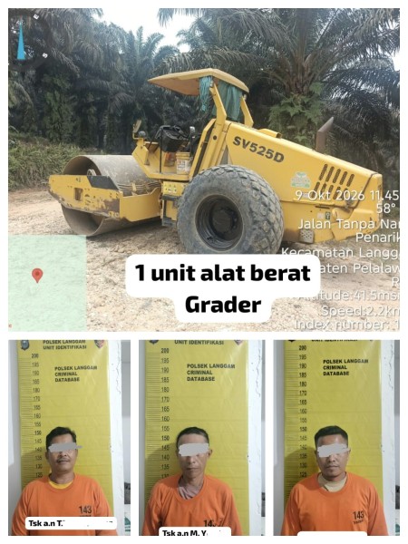 Solar Operasional PT MUP Diduga Diselewengkan, Tiga Orang Diamankan Polsek Langgam
