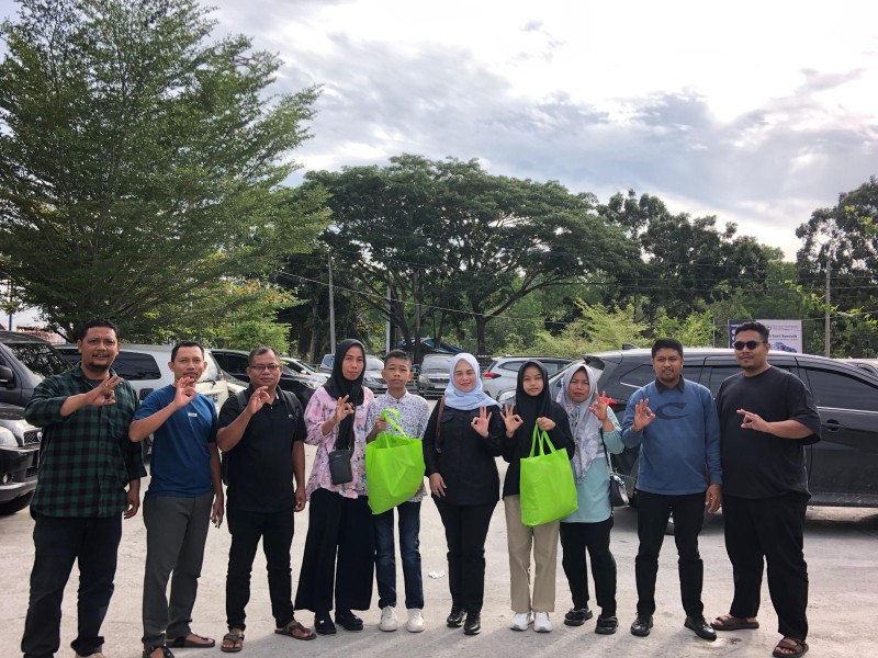 Lima Siswa Sekolah Rakyat Kabupaten Bengkalis Dilepas Menuju Asrama