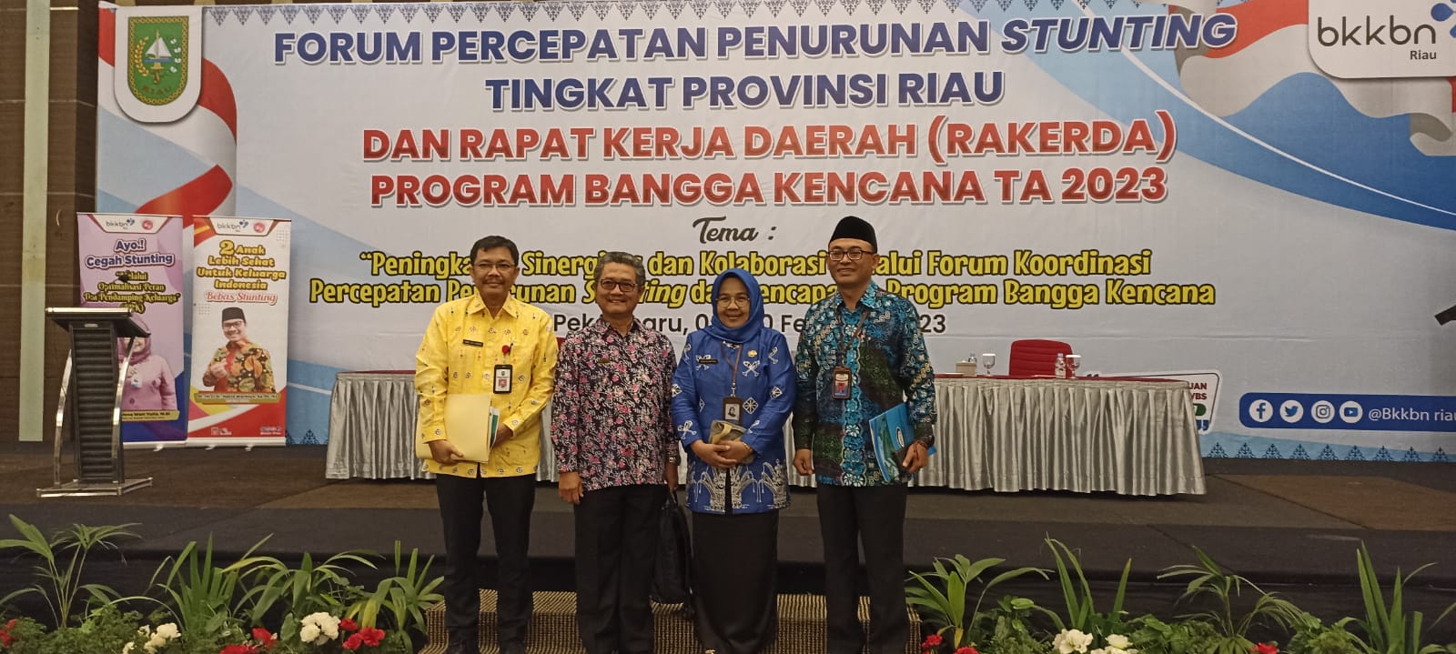 BKKBN Riau Laksanakan Forum Percepatan Penurunan Stunting Tingkat Provinsi Riau