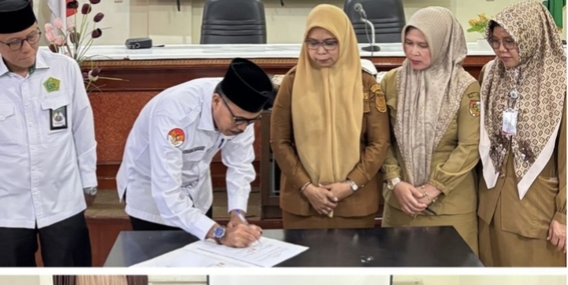 Wujudkan Kota Layak Anak, DP3APM Kota Pekanbaru Jalin  MoU Kementrian Agama  Kota Pekanbaru