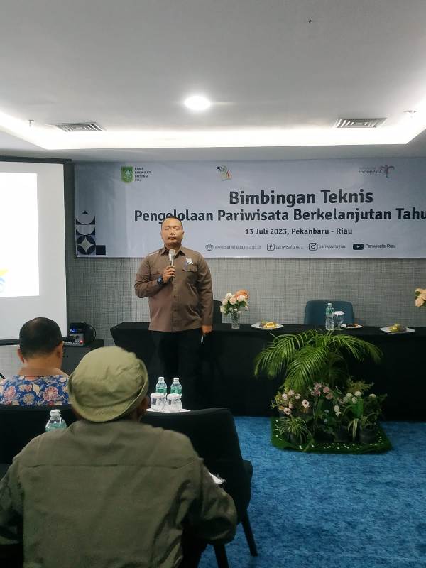 Dinas Pariwisata Riau Gelar Bimtek Pengelolaan Pariwisata Berkelanjutan